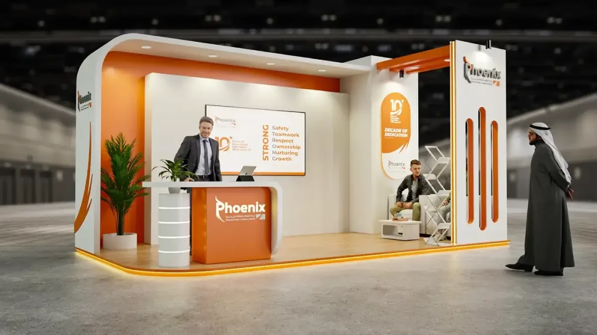 تصميم وتجهيز الأجنحة والمعارض